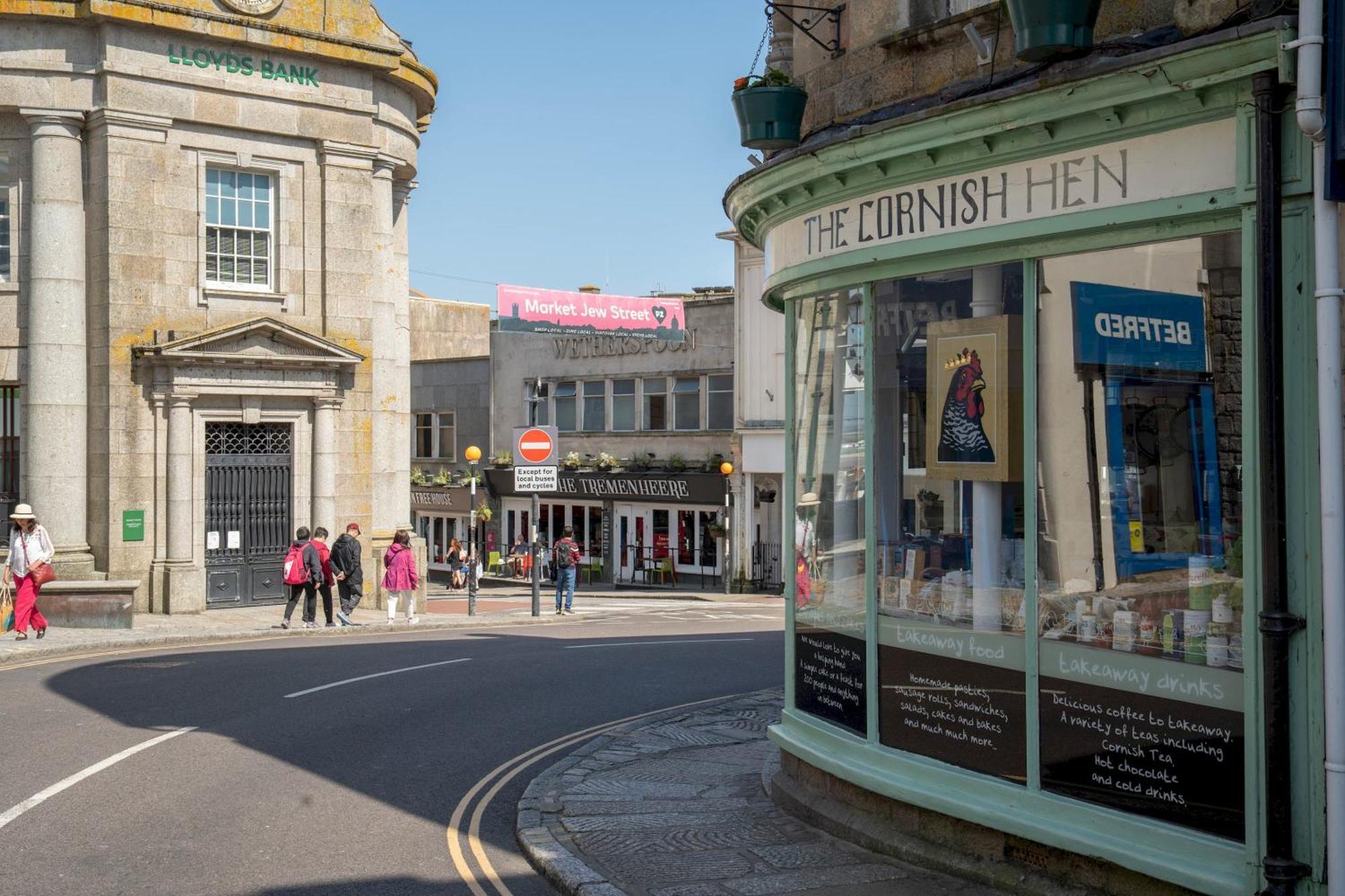 شقة Stunning Penthouse In Penzance "Amazing Sea Views" المظهر الخارجي الصورة