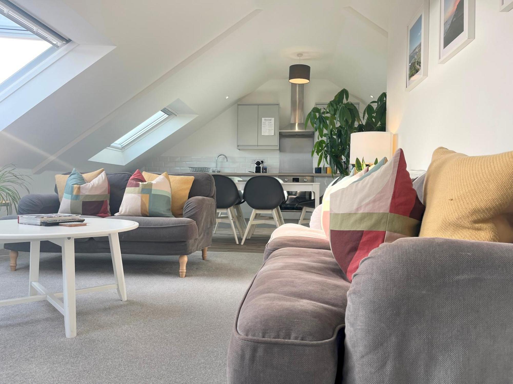 شقة Stunning Penthouse In Penzance "Amazing Sea Views" المظهر الخارجي الصورة